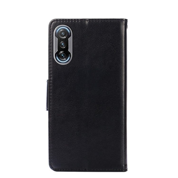 For Xiaomi Redmi K40 Gaming Crystal Texture Horizontal Flip Leather Case with Holder & Card Slots & Wallet