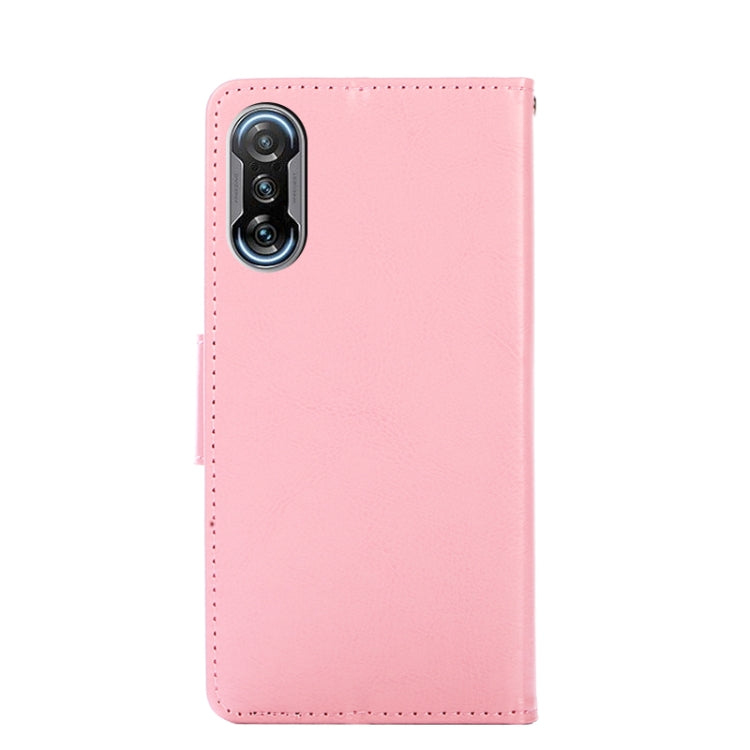 For Xiaomi Redmi K40 Gaming Crystal Texture Horizontal Flip Leather Case with Holder & Card Slots & Wallet