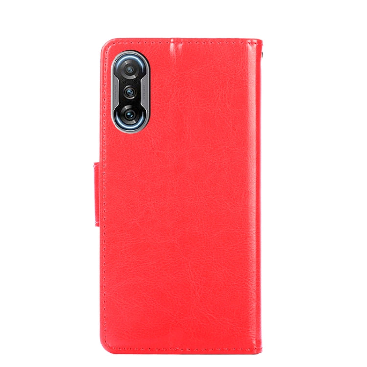 For Xiaomi Redmi K40 Gaming Crystal Texture Horizontal Flip Leather Case with Holder & Card Slots & Wallet