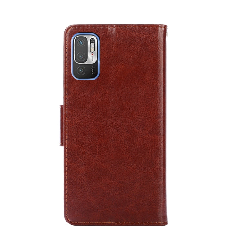 For Xiaomi Redmi Note 10 5G Crystal Texture Horizontal Flip Leather Case with Holder & Card Slots & Wallet
