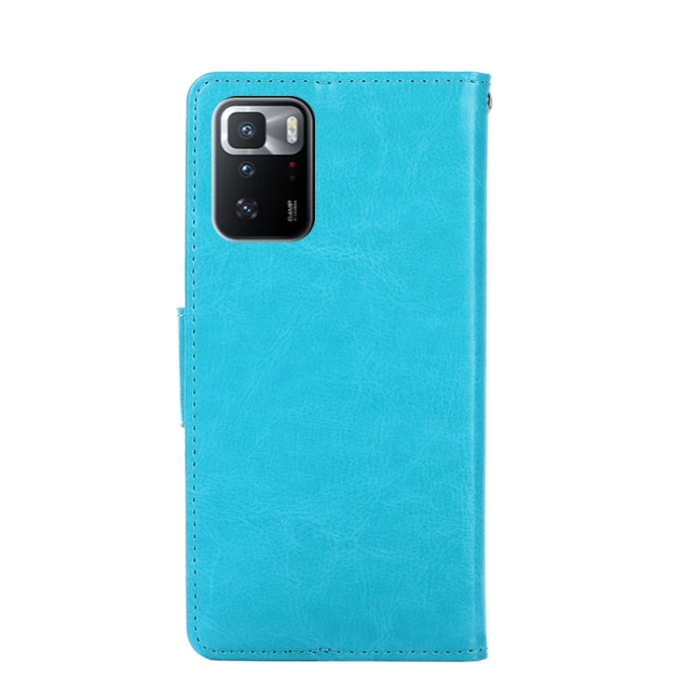 For Xiaomi Redmi Note 10 Pro (China) Crystal Texture Horizontal Flip Leather Case with Holder & Card Slots & Wallet