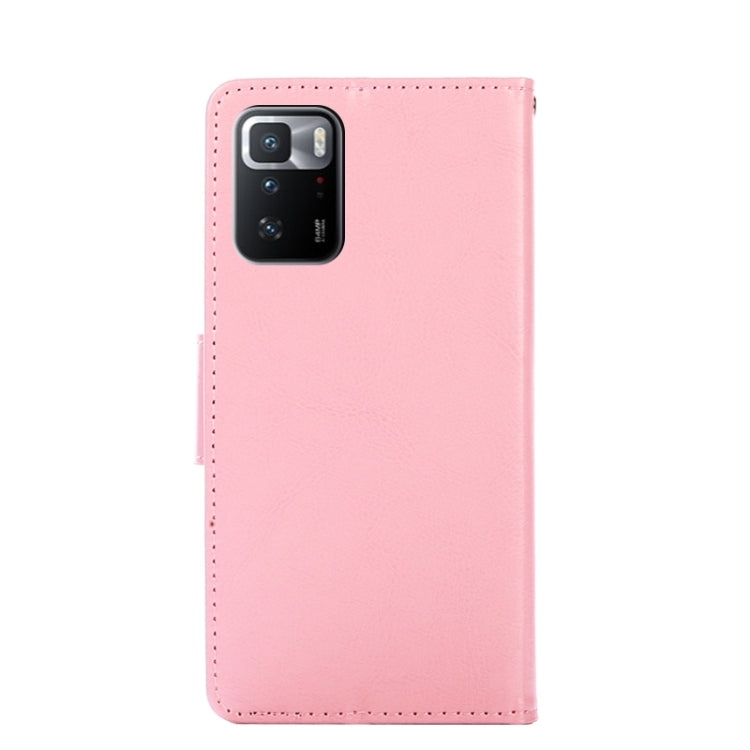 For Xiaomi Redmi Note 10 Pro (China) Crystal Texture Horizontal Flip Leather Case with Holder & Card Slots & Wallet