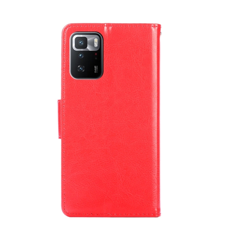 For Xiaomi Redmi Note 10 Pro (China) Crystal Texture Horizontal Flip Leather Case with Holder & Card Slots & Wallet