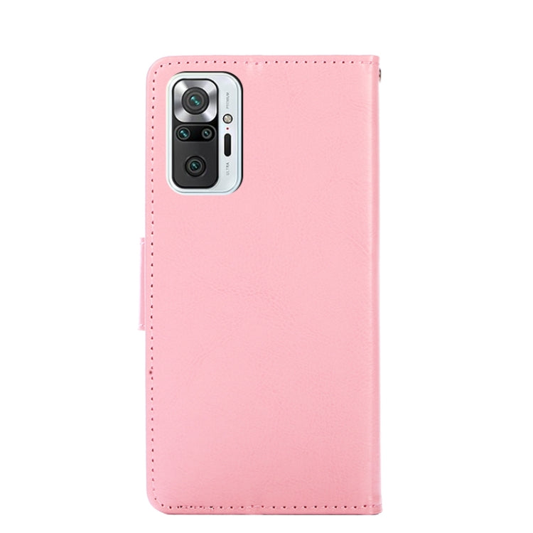 For Xiaomi Redmi Note 10 Pro / 10 Pro (India) / Note 10 Pro Max Crystal Texture Horizontal Flip Leather Case with Holder & Card Slots & Wallet