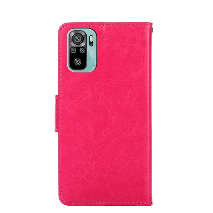 For Xiaomi Redmi Note 10 4G / Note 10S Crystal Texture Horizontal Flip Leather Case with Holder & Card Slots & Wallet