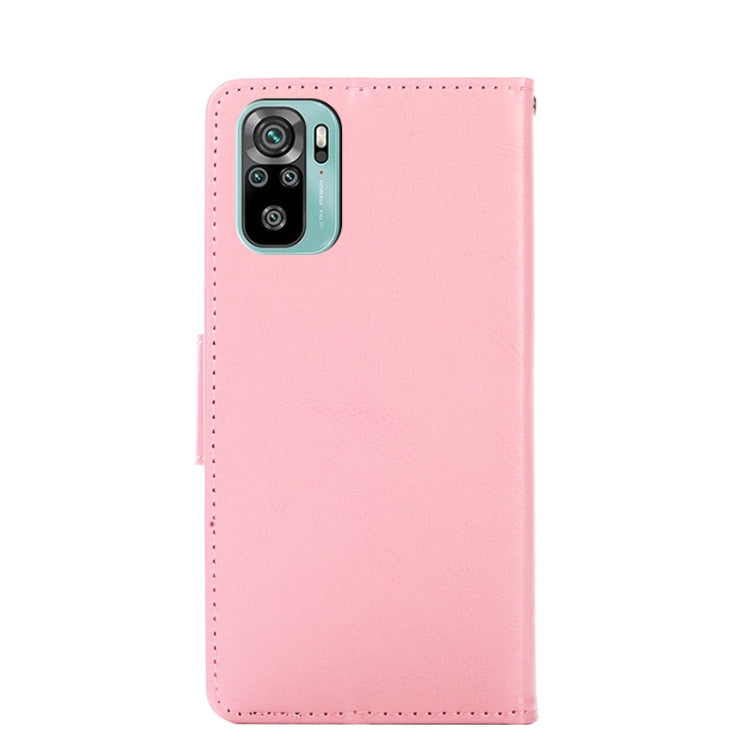 For Xiaomi Redmi Note 10 4G / Note 10S Crystal Texture Horizontal Flip Leather Case with Holder & Card Slots & Wallet