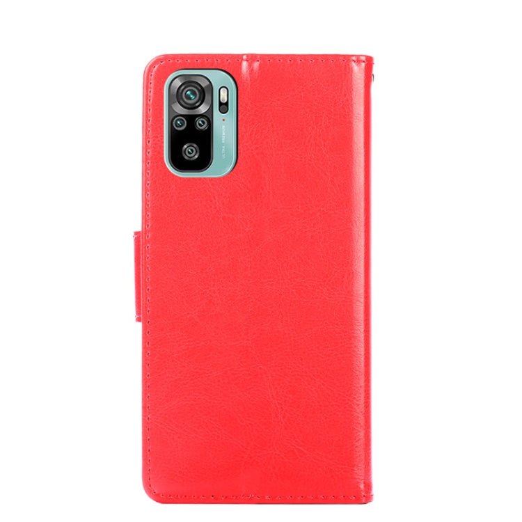 For Xiaomi Redmi Note 10 4G / Note 10S Crystal Texture Horizontal Flip Leather Case with Holder & Card Slots & Wallet