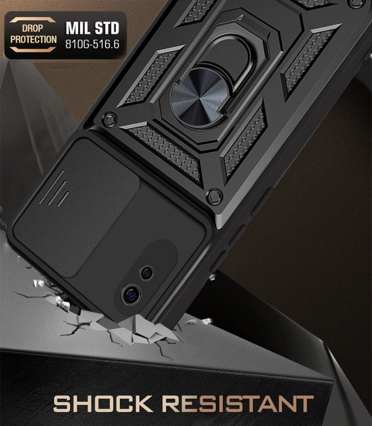 For Xiaomi Redmi 9A Sliding Camera Cover Design TPU+PC Protective Case