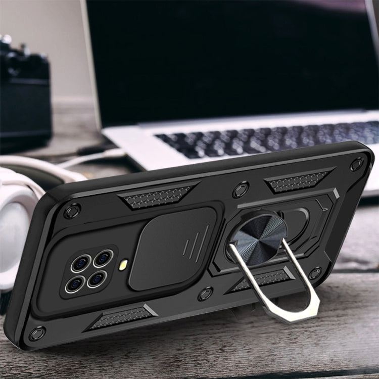 For Xiaomi Redmi Note 9S Sliding Camera Cover Design TPU+PC Protective Case