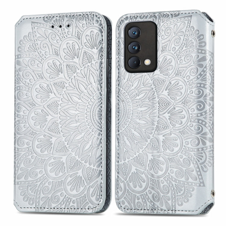 For OPPO Realme GT Master Blooming Mandala Embossed Pattern Magnetic Horizontal Flip Leather Case with Holder & Card Slots & Wallet