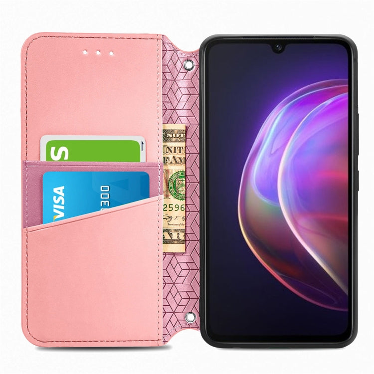 For vivo V21 Blooming Mandala Embossed Pattern Magnetic Horizontal Flip Leather Case with Holder & Card Slots & Wallet