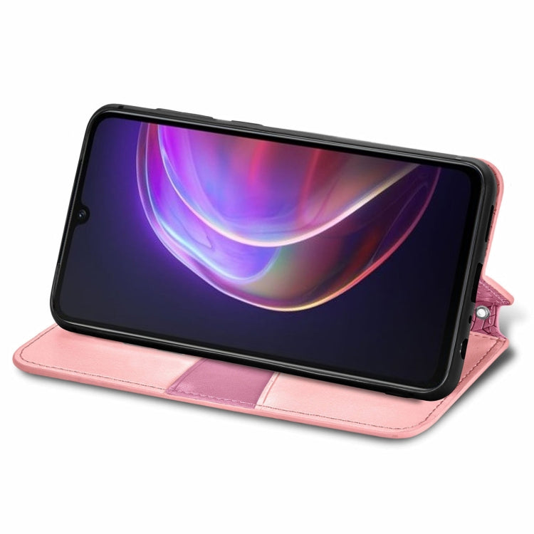 For vivo V21 Blooming Mandala Embossed Pattern Magnetic Horizontal Flip Leather Case with Holder & Card Slots & Wallet