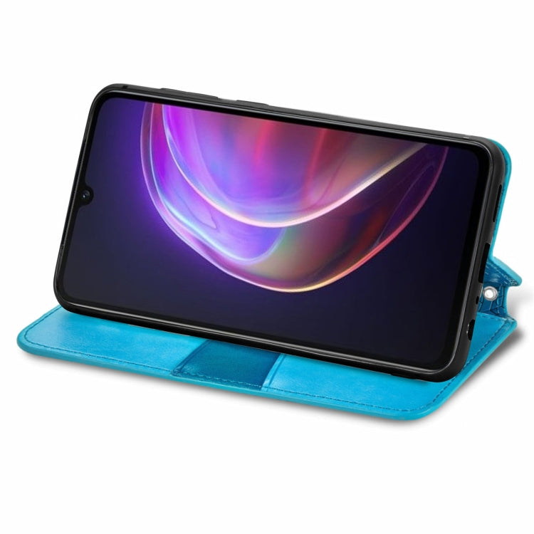 For vivo V21 Blooming Mandala Embossed Pattern Magnetic Horizontal Flip Leather Case with Holder & Card Slots & Wallet