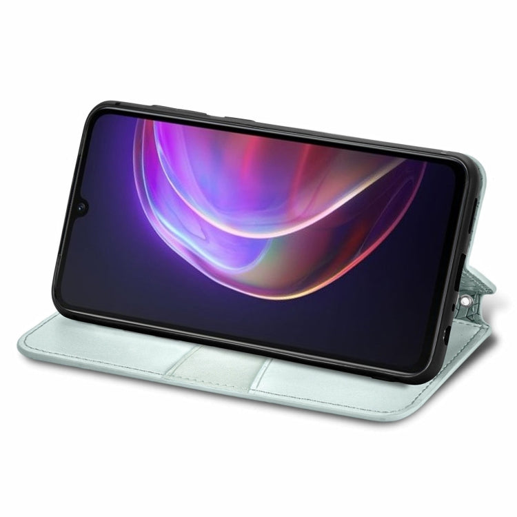 For vivo V21 Blooming Mandala Embossed Pattern Magnetic Horizontal Flip Leather Case with Holder & Card Slots & Wallet