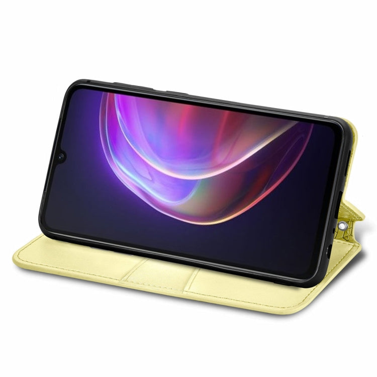 For vivo V21 Blooming Mandala Embossed Pattern Magnetic Horizontal Flip Leather Case with Holder & Card Slots & Wallet