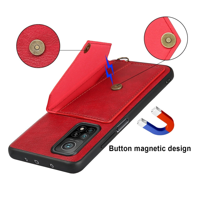 For Xiaomi Mi 10T Pro 5G Litchi Texture Silicone + PC + PU Leather Back Cover Shockproof Case with Card Slot