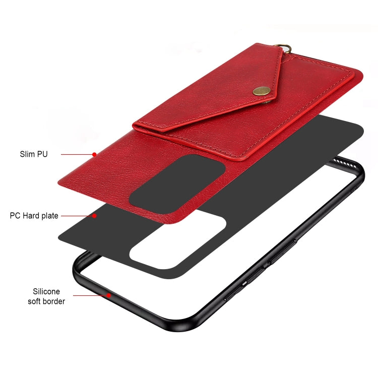 For Xiaomi Mi 10T Pro 5G Litchi Texture Silicone + PC + PU Leather Back Cover Shockproof Case with Card Slot