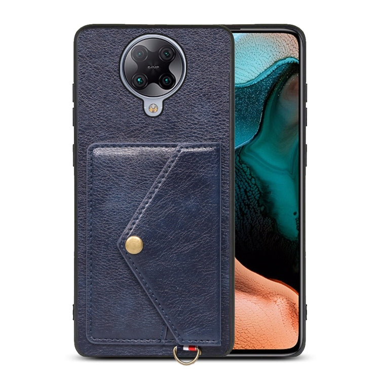 For Xiaomi Redmi K30 Pro Litchi Texture Silicone + PC + PU Leather Back Cover Shockproof Case with Card Slot