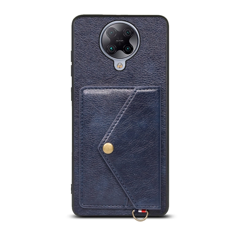 For Xiaomi Redmi K30 Pro Litchi Texture Silicone + PC + PU Leather Back Cover Shockproof Case with Card Slot