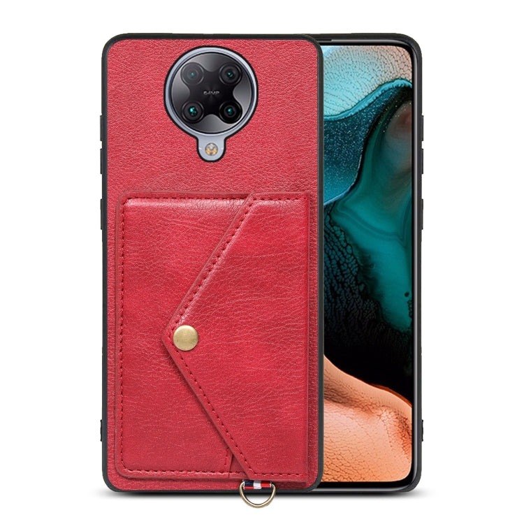For Xiaomi Redmi K30 Pro Litchi Texture Silicone + PC + PU Leather Back Cover Shockproof Case with Card Slot