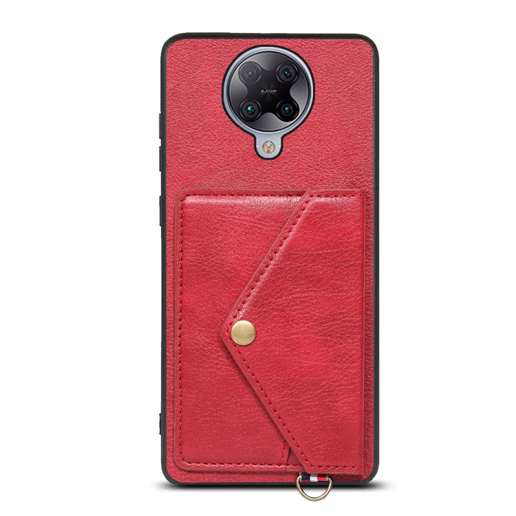 For Xiaomi Redmi K30 Pro Litchi Texture Silicone + PC + PU Leather Back Cover Shockproof Case with Card Slot