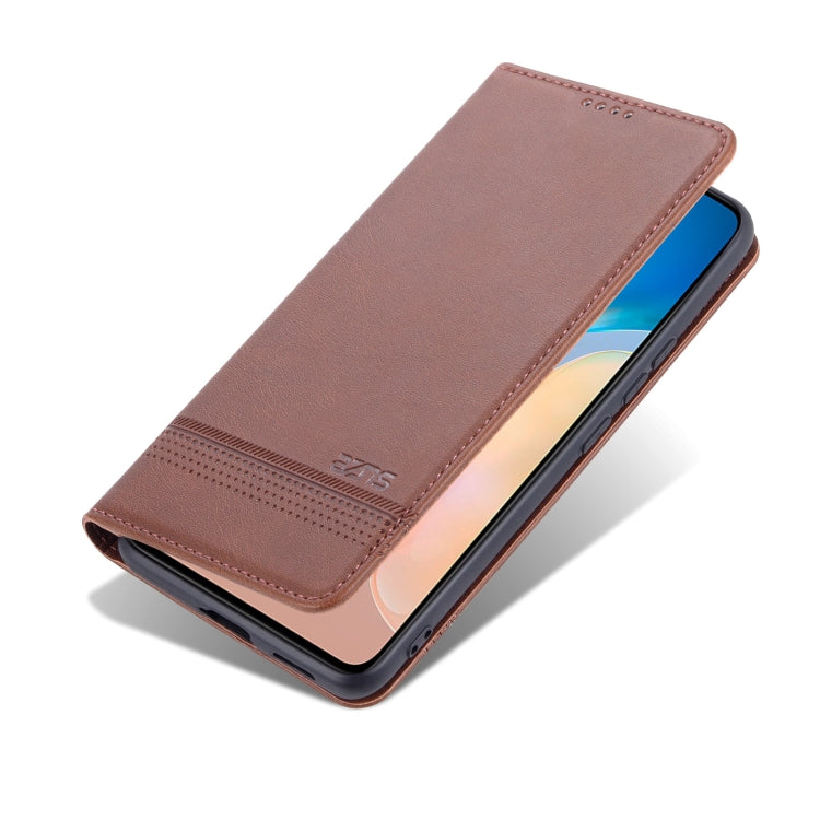 For vivo X70 AZNS Magnetic Calf Texture Horizontal Flip Leather Case with Card Slots & Holder & Wallet