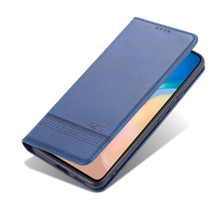 For vivo X70 AZNS Magnetic Calf Texture Horizontal Flip Leather Case with Card Slots & Holder & Wallet