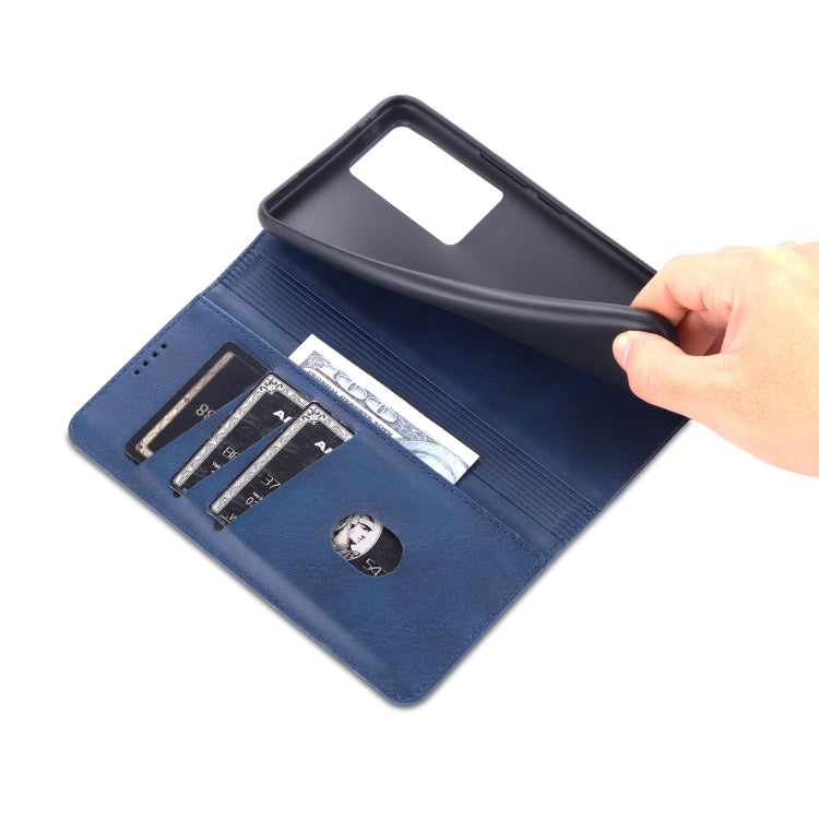 For vivo X70 AZNS Magnetic Calf Texture Horizontal Flip Leather Case with Card Slots & Holder & Wallet