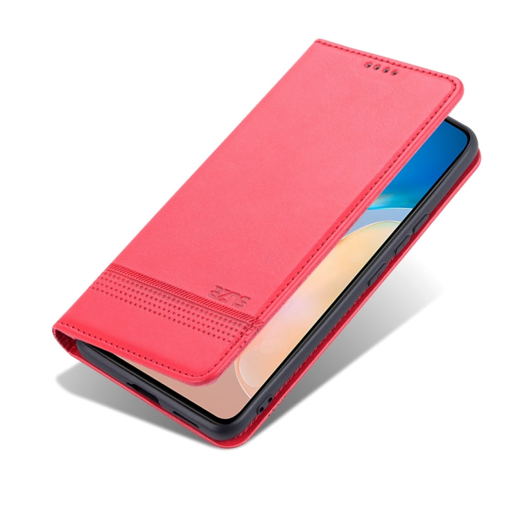 For vivo X70 AZNS Magnetic Calf Texture Horizontal Flip Leather Case with Card Slots & Holder & Wallet
