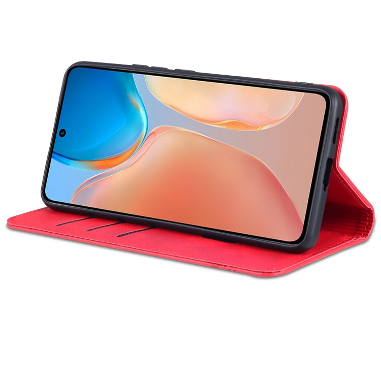 For vivo X70 AZNS Magnetic Calf Texture Horizontal Flip Leather Case with Card Slots & Holder & Wallet