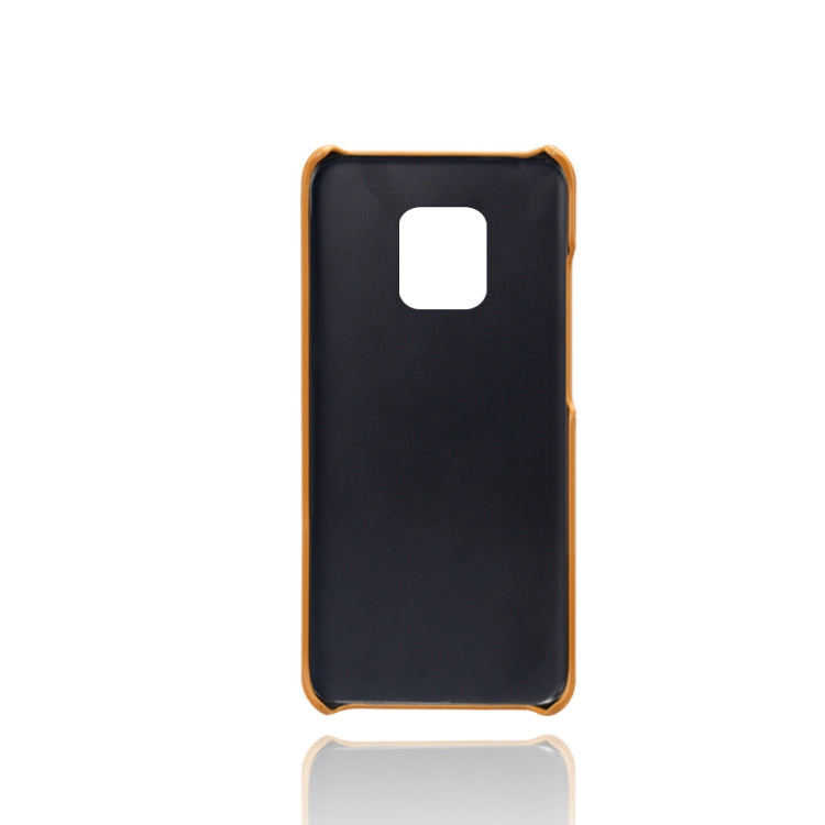 For Xiaomi Redmi 10X 5G Calf Texture PC + PU Leather Back Cover Shockproof Case with Dual Card Slots