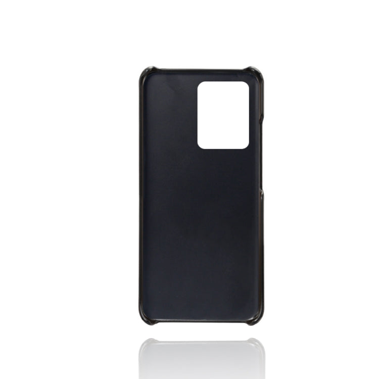 For Xiaomi Mi Mix 4 5G Calf Texture PC + PU Leather Back Cover Shockproof Case with Dual Card Slots