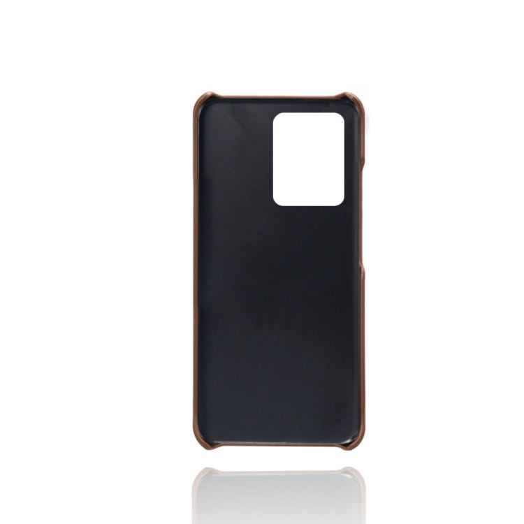 For Xiaomi Mi Mix 4 5G Calf Texture PC + PU Leather Back Cover Shockproof Case with Dual Card Slots