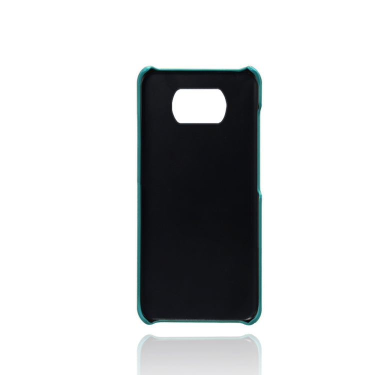 For Xiaomi Poco X3 Calf Texture PC + PU Leather Back Cover Shockproof Case with Dual Card Slots