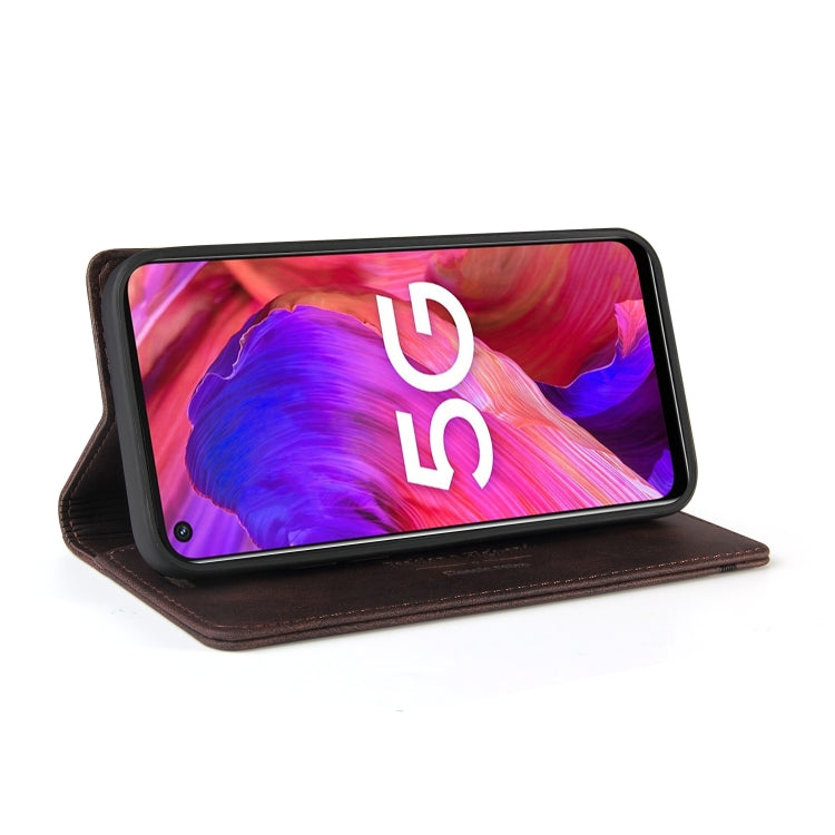 For OPPO A93 5G Skin Feel Anti-theft Brush Horizontal Flip Leather Case with Holder & Card Slots & Wallet