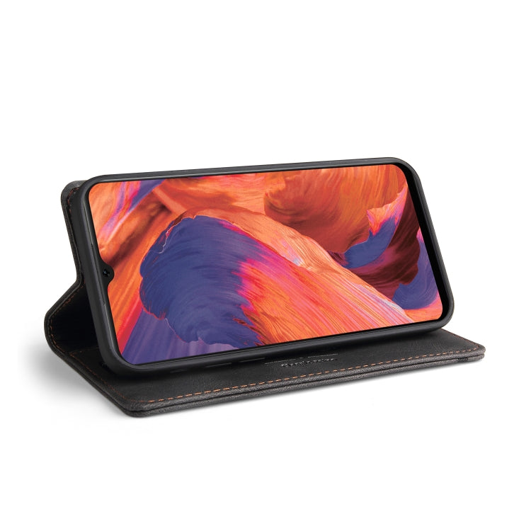 For OPPO F17 Skin Feel Anti-theft Brush Horizontal Flip Leather Case with Holder & Card Slots & Wallet