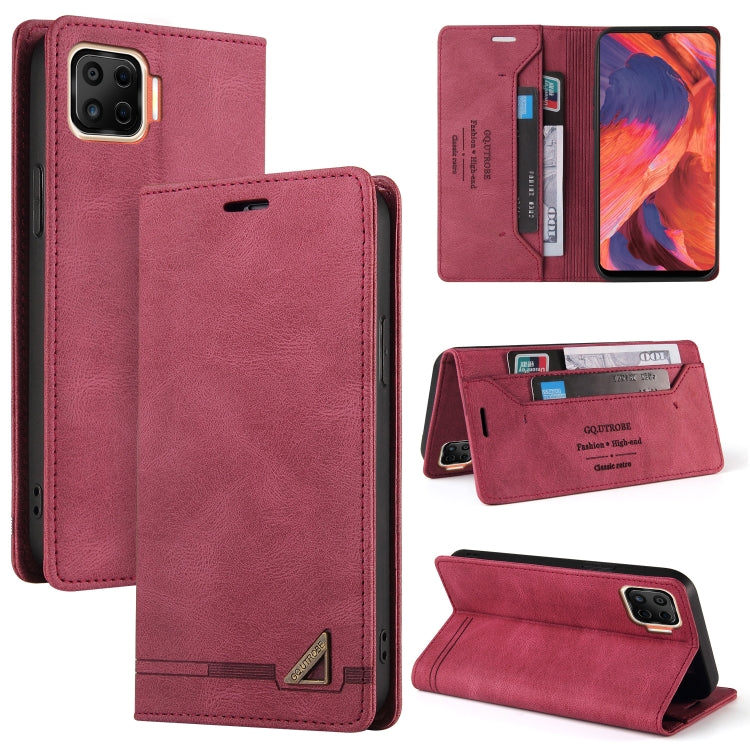 For OPPO F17 Skin Feel Anti-theft Brush Horizontal Flip Leather Case with Holder & Card Slots & Wallet