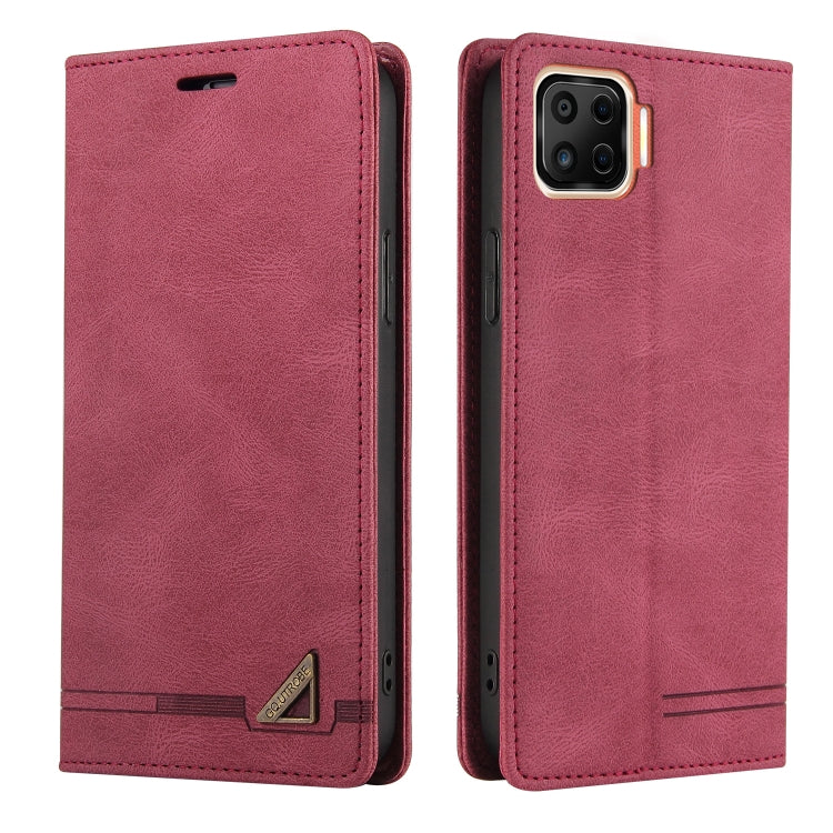 For OPPO F17 Skin Feel Anti-theft Brush Horizontal Flip Leather Case with Holder & Card Slots & Wallet