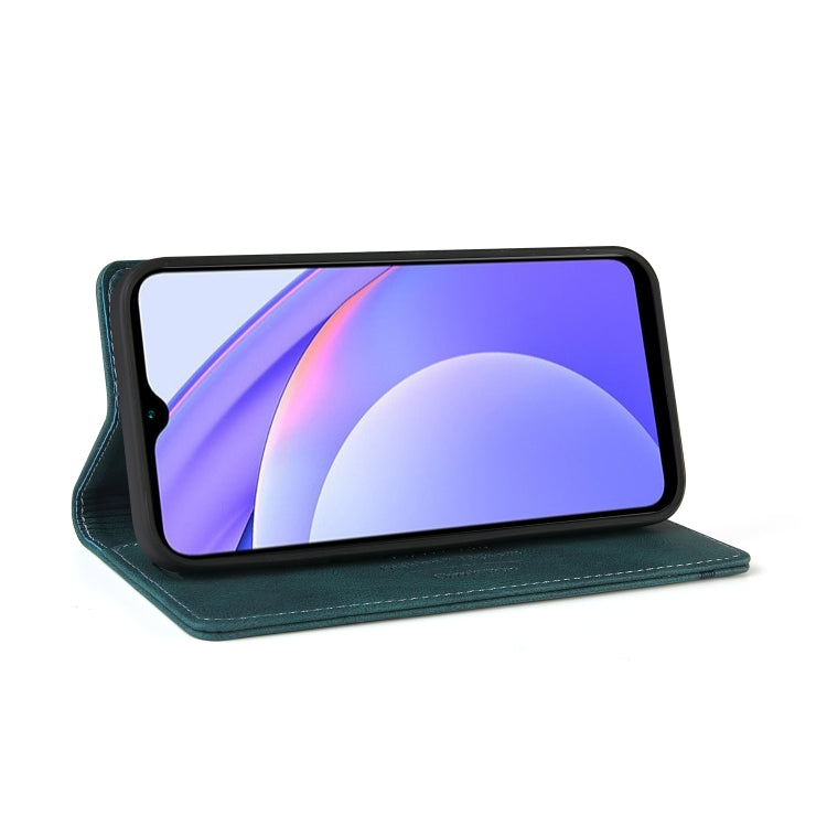 For Xiaomi Redmi 9T Skin Feel Anti-theft Brush Horizontal Flip Leather Case with Holder & Card Slots & Wallet