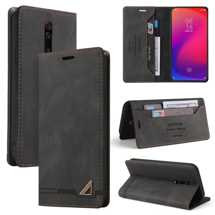 For Xiaomi Redmi K20 Skin Feel Anti-theft Brush Horizontal Flip Leather Case with Holder & Card Slots & Wallet