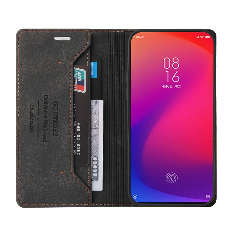 For Xiaomi Redmi K20 Skin Feel Anti-theft Brush Horizontal Flip Leather Case with Holder & Card Slots & Wallet