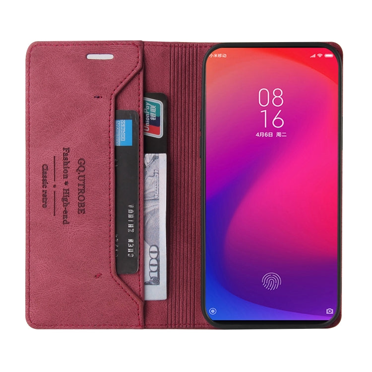 For Xiaomi Redmi K20 Skin Feel Anti-theft Brush Horizontal Flip Leather Case with Holder & Card Slots & Wallet