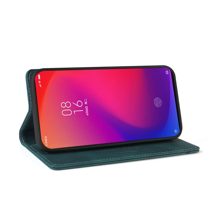 For Xiaomi Redmi K20 Skin Feel Anti-theft Brush Horizontal Flip Leather Case with Holder & Card Slots & Wallet