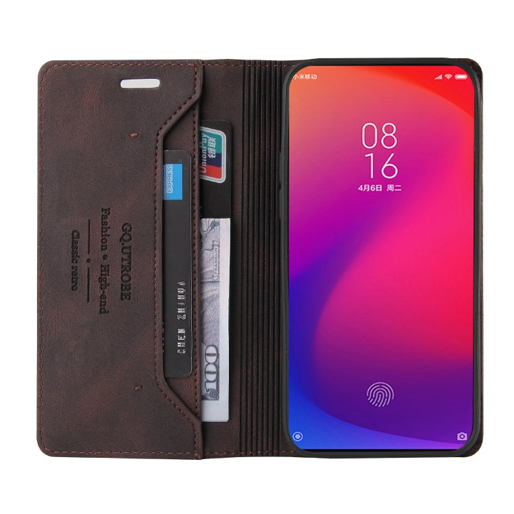For Xiaomi Redmi K20 Skin Feel Anti-theft Brush Horizontal Flip Leather Case with Holder & Card Slots & Wallet