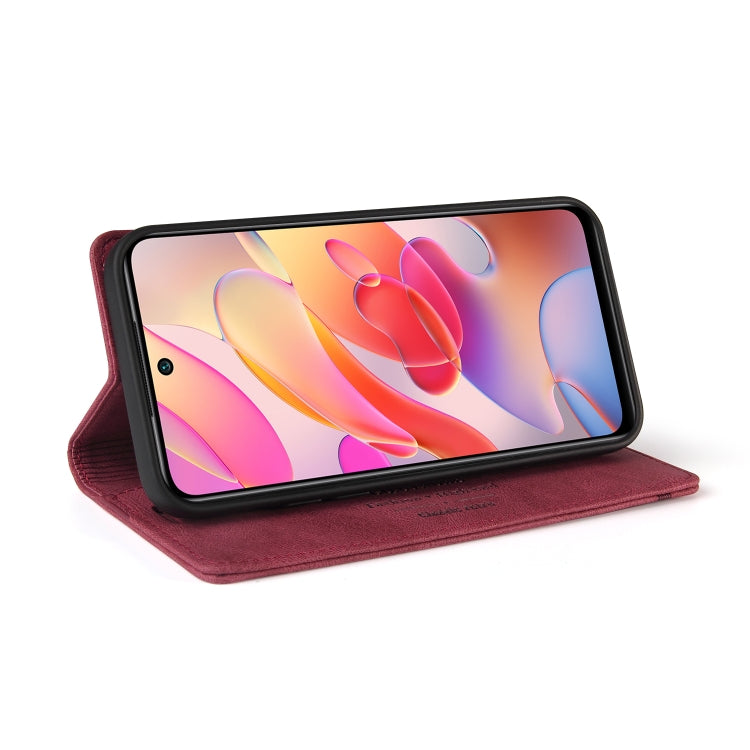 For Xiaomi Redmi Note 10 5G Skin Feel Anti-theft Brush Horizontal Flip Leather Case with Holder & Card Slots & Wallet