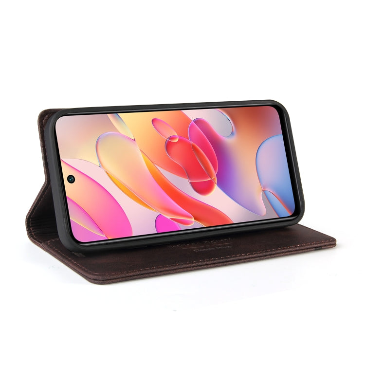 For Xiaomi Redmi Note 10 5G Skin Feel Anti-theft Brush Horizontal Flip Leather Case with Holder & Card Slots & Wallet