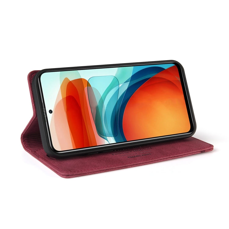 For Xiaomi Redmi Note 10 Pro 5G Skin Feel Anti-theft Brush Horizontal Flip Leather Case with Holder & Card Slots & Wallet