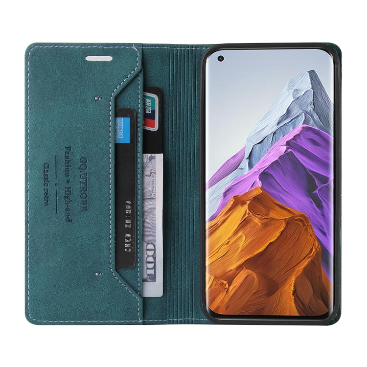 For Xiaomi Mi 11 Pro Skin Feel Anti-theft Brush Horizontal Flip Leather Case with Holder & Card Slots & Wallet