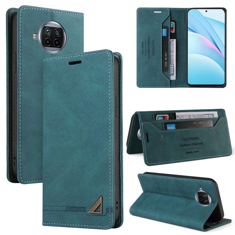 For Xiaomi Mi 10T Lite 5G Skin Feel Anti-theft Brush Horizontal Flip Leather Case with Holder & Card Slots & Wallet