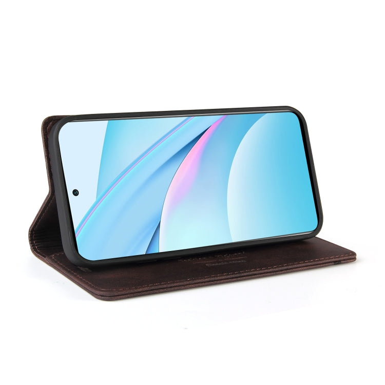 For Xiaomi Mi 10T Lite 5G Skin Feel Anti-theft Brush Horizontal Flip Leather Case with Holder & Card Slots & Wallet